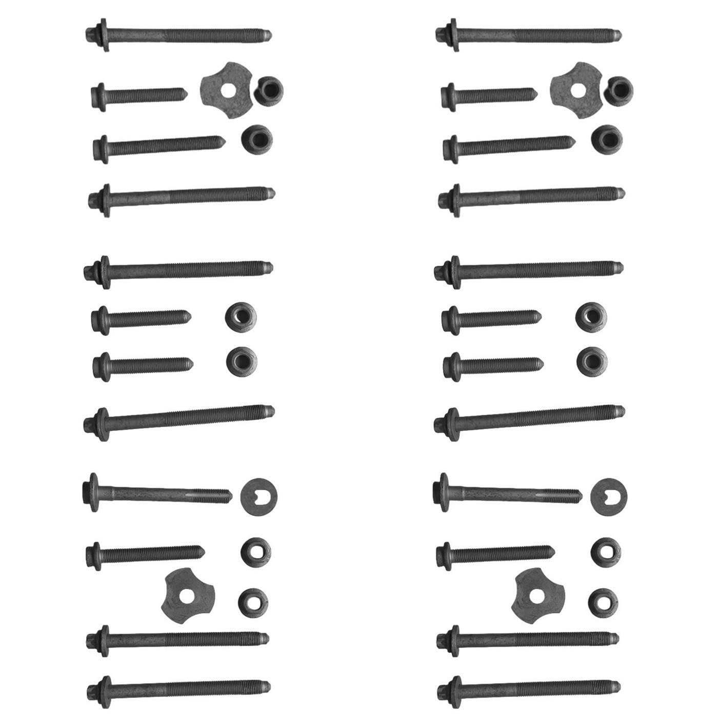 1x Achsträger Hinterachse 8x Querlenker Schrauben Satz 2x Koppelstange für Mercedes-Benz W204 S204 W205 S205 W212 S212 A207 C207 C218 X218 X204
