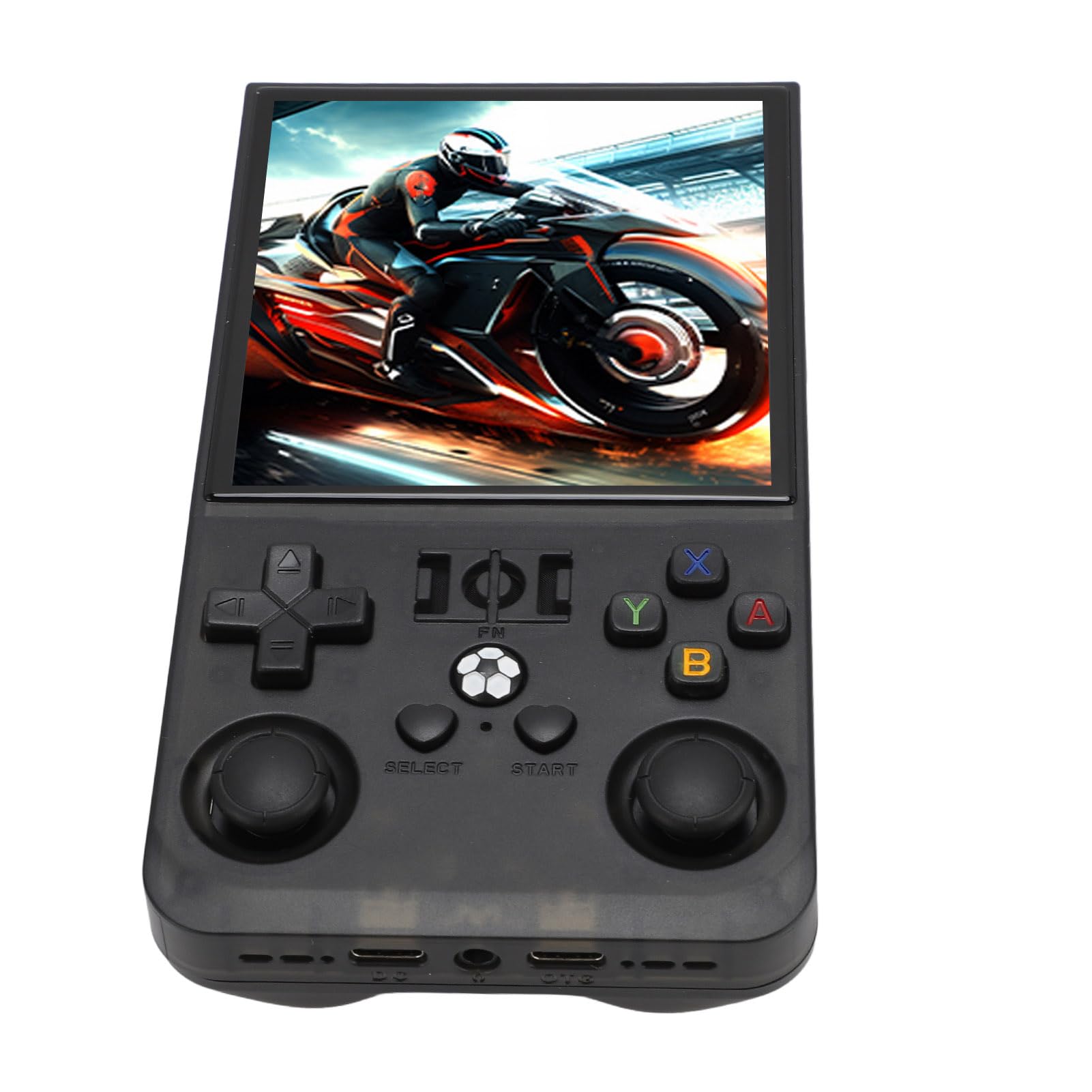 Console di gioco portatile retrò, console di gioco portatile con schermo IPS da 4 pollici 720x720, batteria ricaricabile da 4000 mAh, doppio joystick 3D con supporto per emulatori (ShChGB)