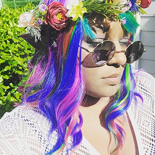 Classic Circle Glasses Retro Round Polarized Sunglasses Hippie Style Small Rounded Sun Shades2