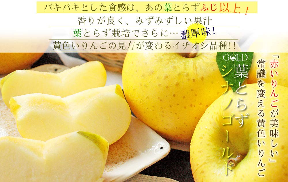 【訳あり】葉とらずりんご シナノゴールド20kg Amazon.co.jp: かめあし商店 青森 りんご 【葉とらずりんご シナノ