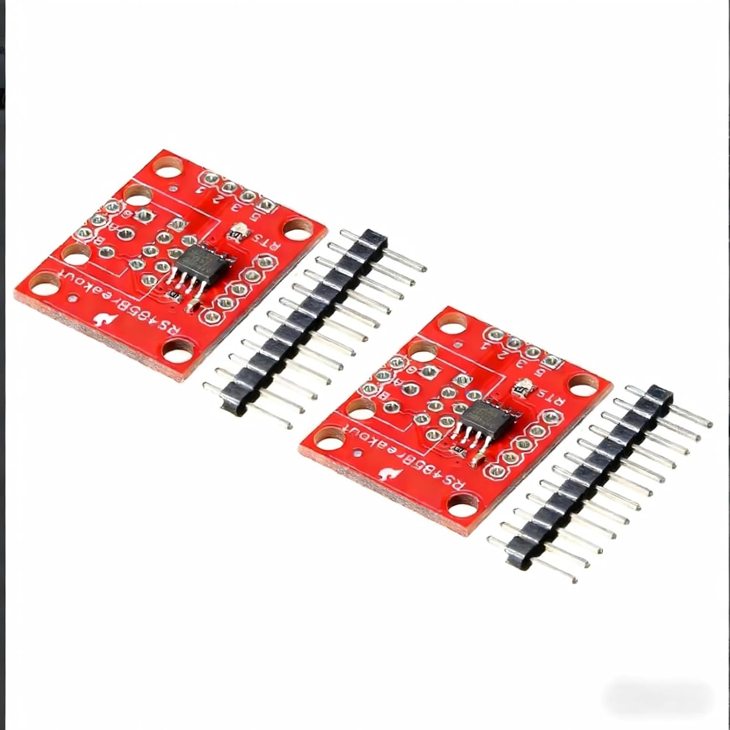 SP3485 RS485 to TTL Serial Converter Module - Dual RS485 Module Communication Breakout Board with RJ-45 & Terminal Block Interface (Pack of 2)