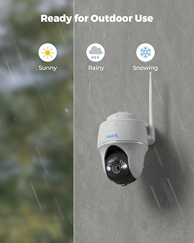 Miniatura 6 de Cámara de batería solar Pan Tilt inalámbrica para exteriores para seguridad del hogar, visión nocturna 2K con sensor de movimiento PIR, audio de 2