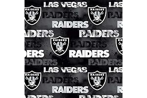 L.V. Raiders Cloud Cotton Fabric - 1/2 Yard