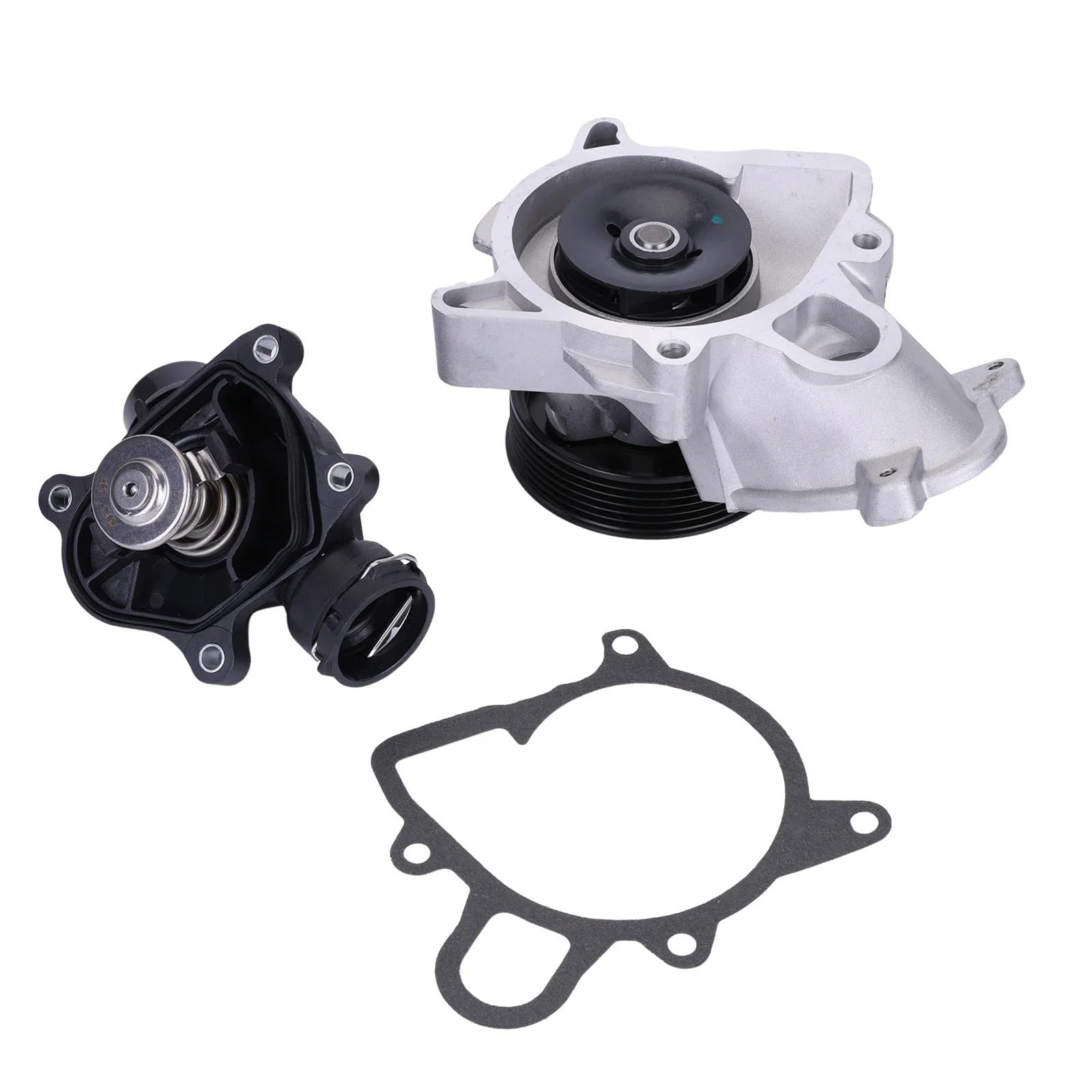 Układ chłodzenia silnika Pasuje do BMW E91 E60 E83 E70 Pompa wodna + zespół termostatu 11517805810 + 7787113 OBUDOWA TERMOSTATU