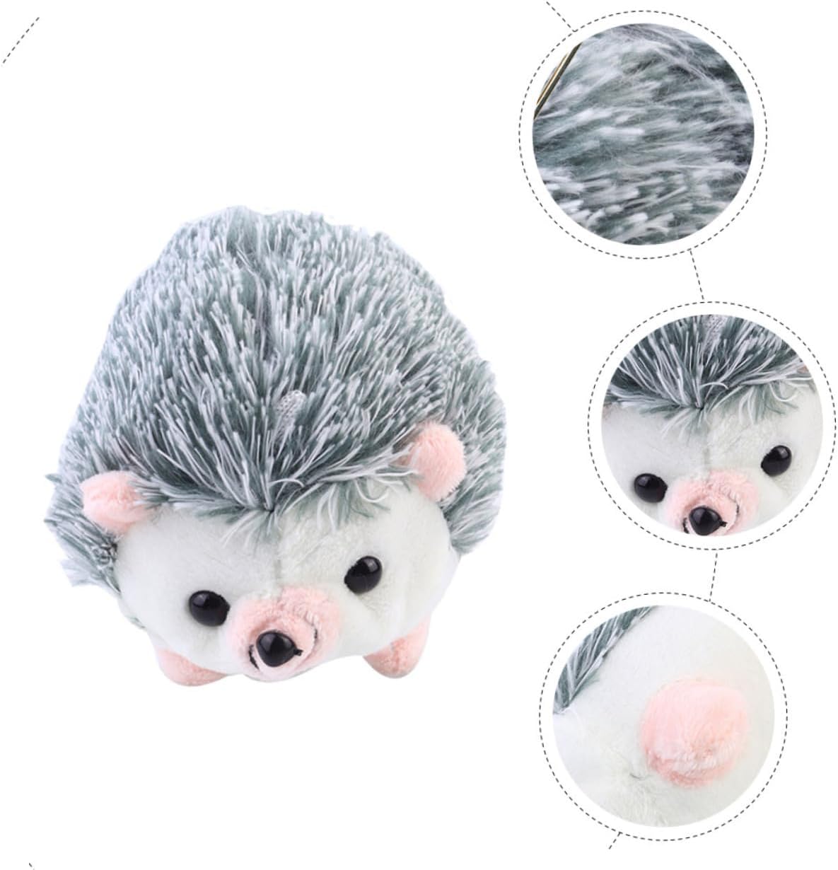 Beatifufu Animal Pincushion Ornament Hedgehog Pin Cushion Quilt Needle Fixator for Sewing Bag