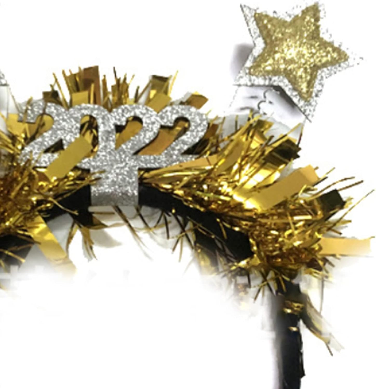 [FUZYXIH] 5pcs Star Shape Hair Hoop Face Hair Holder New Year Party Costume Headwear