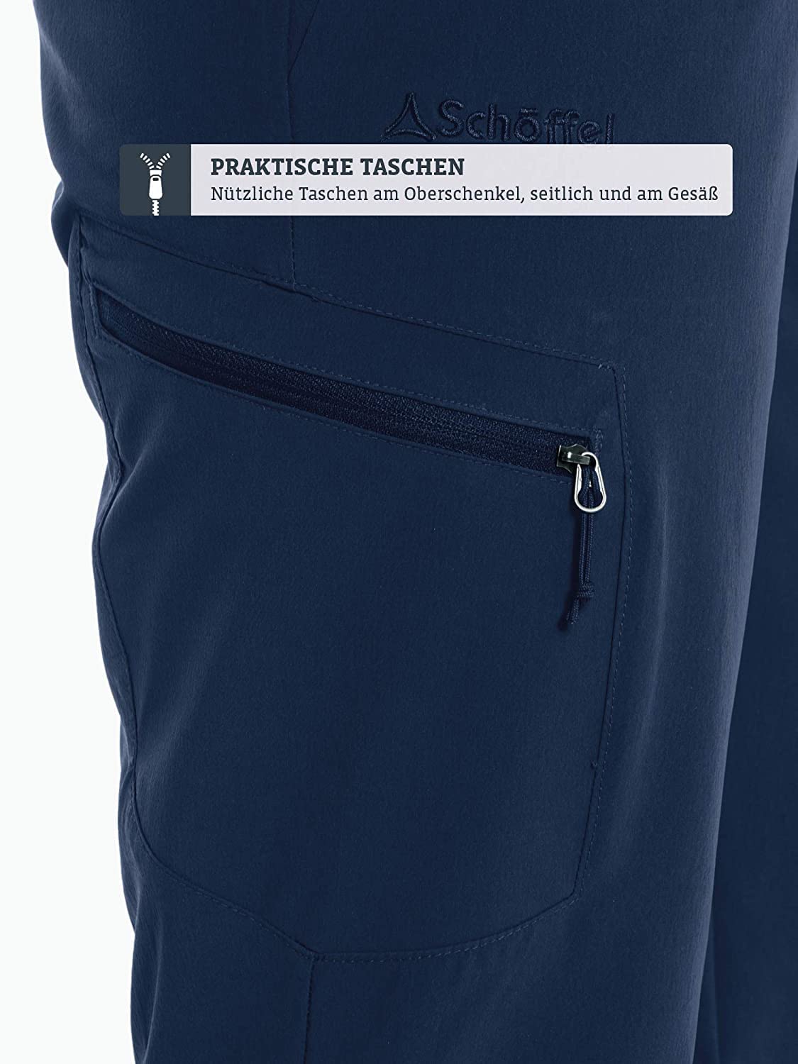 Schöffel Damen Pants Ascona, leichte Wanderhose für Frauen, vielseitige Outdoor Hose mit optimaler Passform und praktischen Taschen