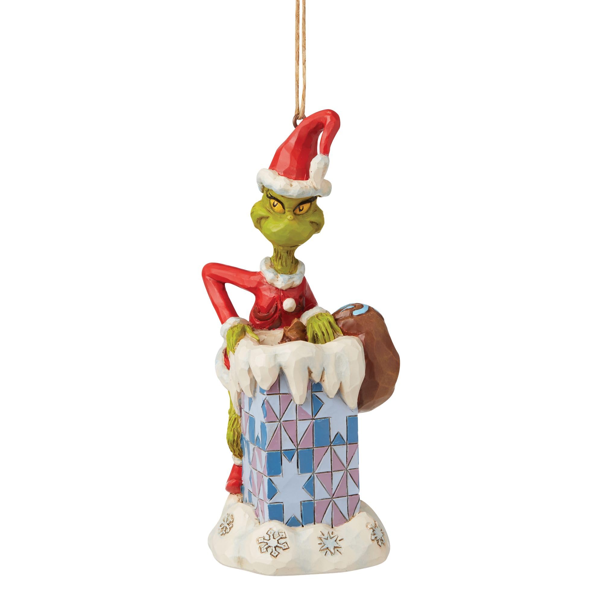 Amazon.com: Enesco Jim Shore Dr. Seuss The Grinch in Chimney