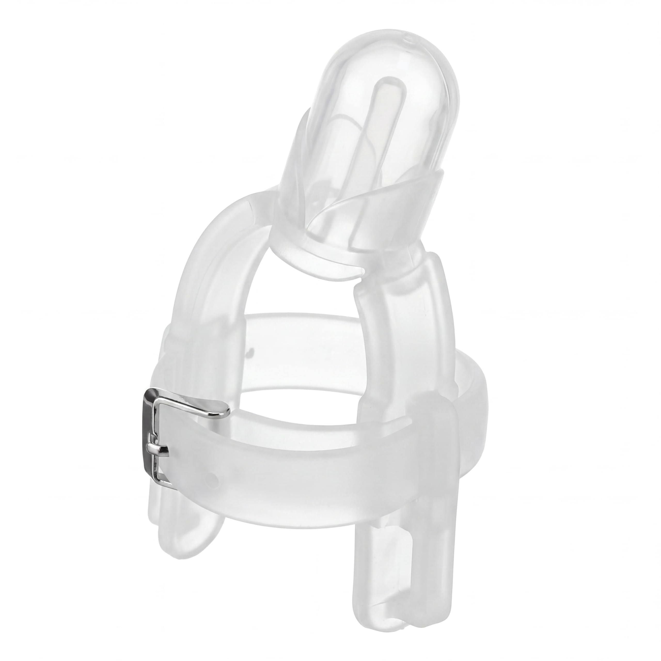 Stop Suck Wristband Silicone Baby Finger Guard (Transparent)-image-17