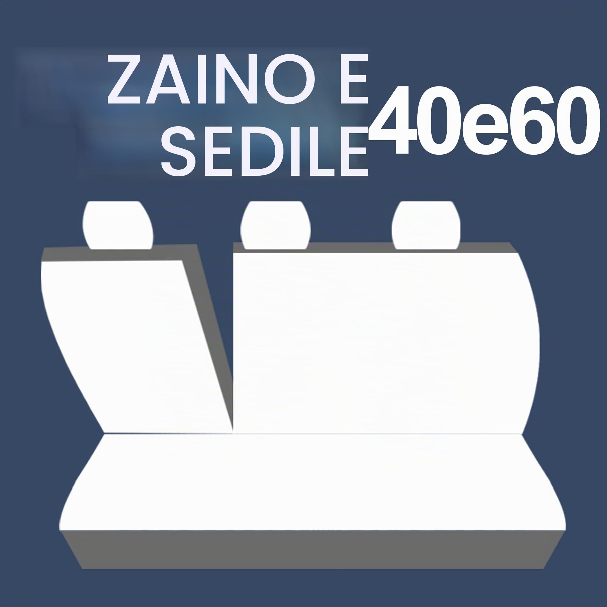 Auto Accessori Lupex Coprisedili Compatibili per Bravo dal 2007 al 2014, Set Anteriori o Completo 12 Pezzi, in Policotone Traspirante MADE IN ITALY (Set Completo Nero - Grigio Scuro)