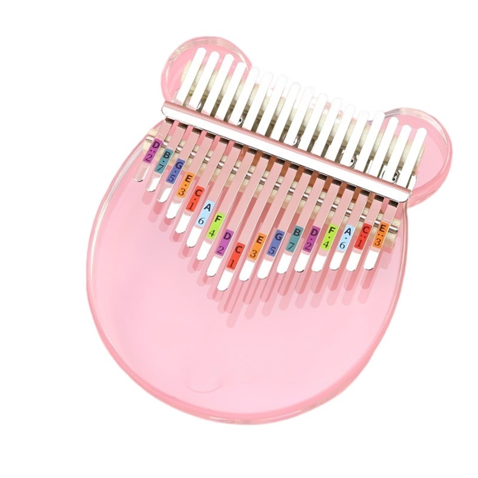 17-Noten Daumenklavier Kalimba Fingerklavier Anfängereinstieg Einfaches Musikinstrument Mit Zubehör Fingerklaviere(Style 5)