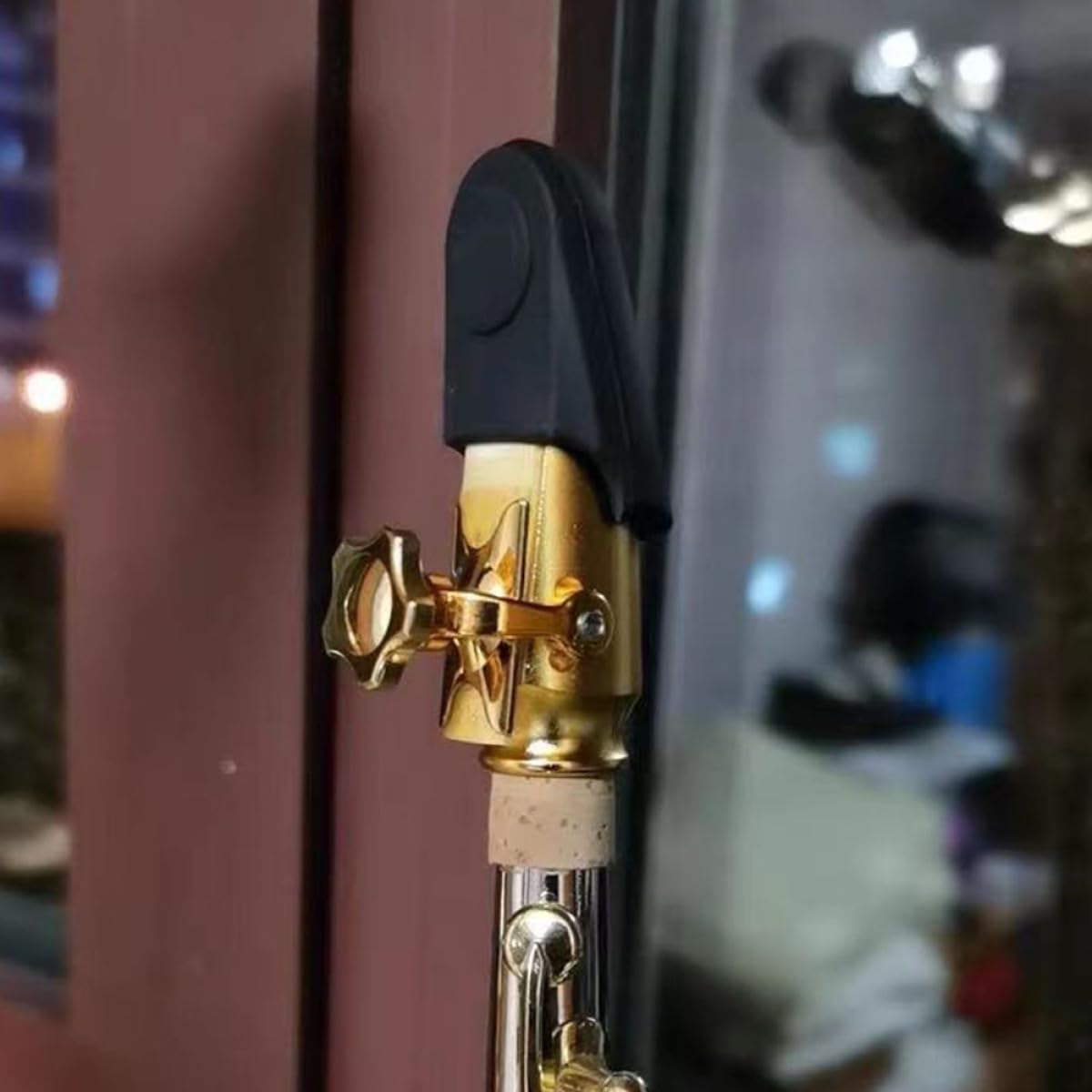 PRETYZOOM Protège Bec Saxophone Caoutchouc 2 Pièces pour Sax Alto Ténor Couvre Bec Résistant Usage Quotidien
