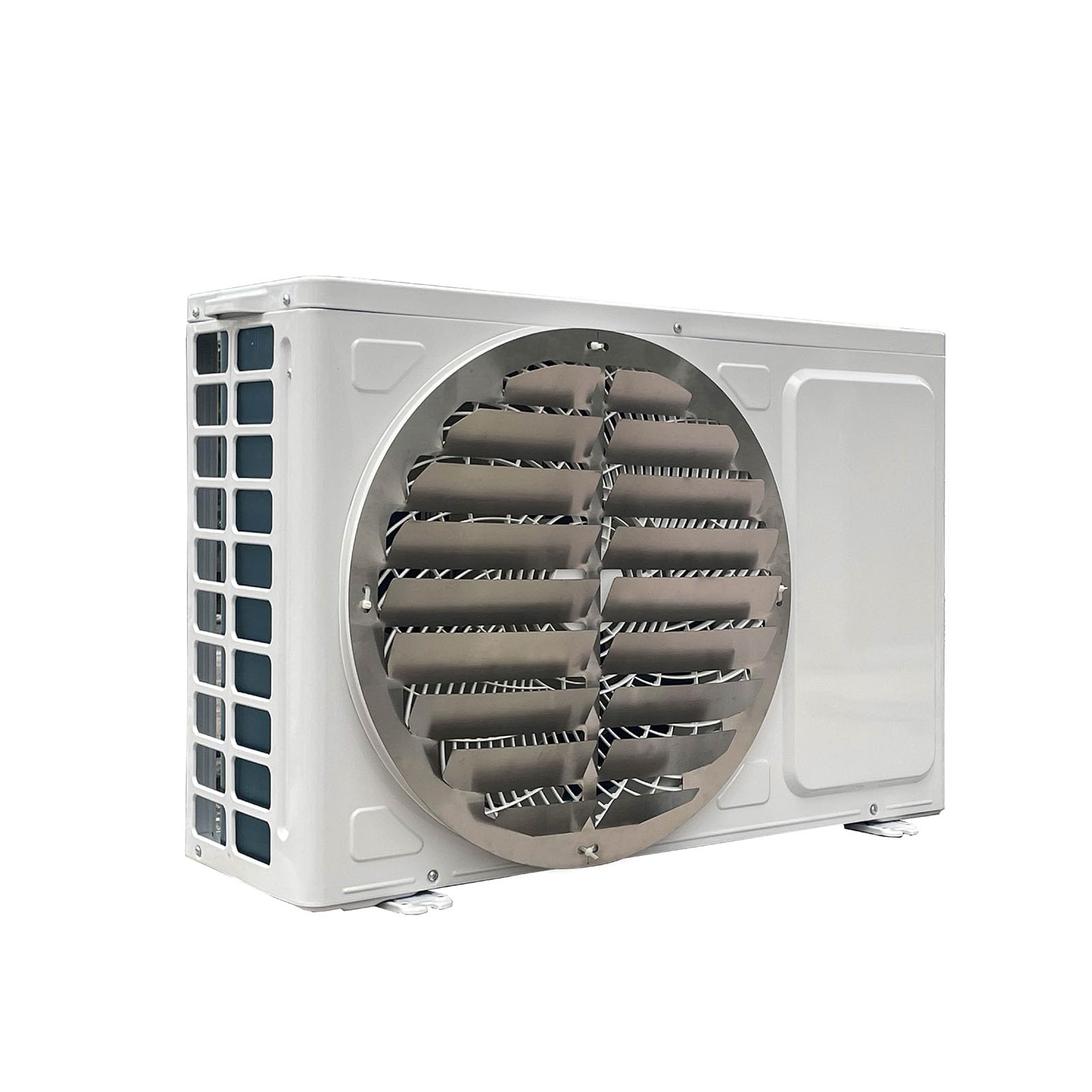 Cubierta para unidad de aire acondicionado al aire libre, obturador de acero inoxidable, protección del parabrisas para aire acondicionado, bomba de calor y compresor condensador, cubierta de guía de