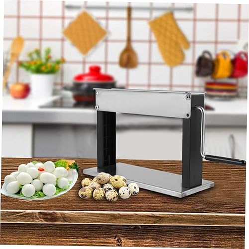 Miniatura 6 de Yardwe Máquina portátil hervida inoxidable Pelador de acero al huevo Manual Automático Desgranador de mano Cáscara de huevo Codorniz Batidor
