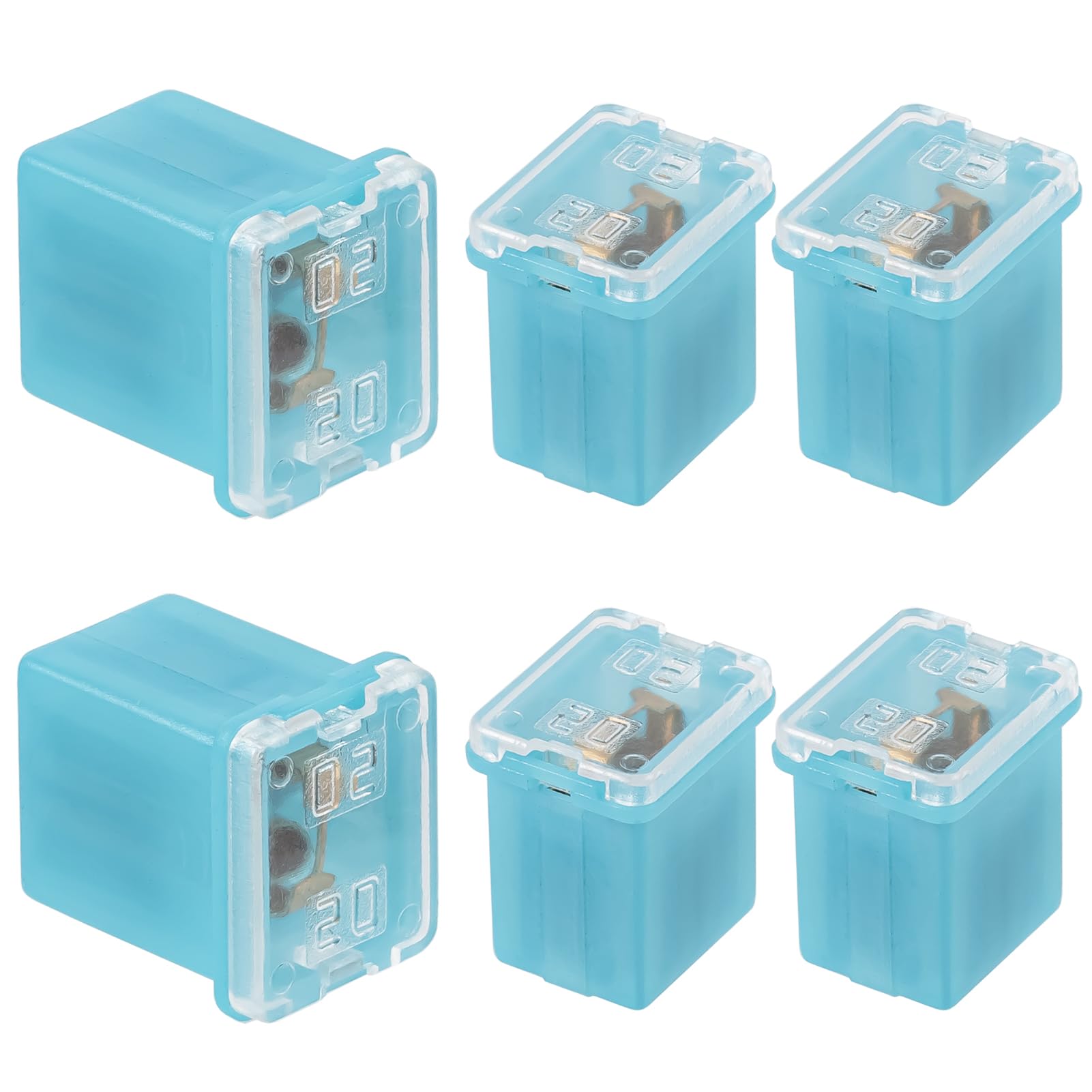 40A Square Auto Fuses 40 AMP Low Profile Box Shaped Automotive Fuse for SUVs Cars Trucks Boats (Pack of 6 Pcs) — Amazon image 6