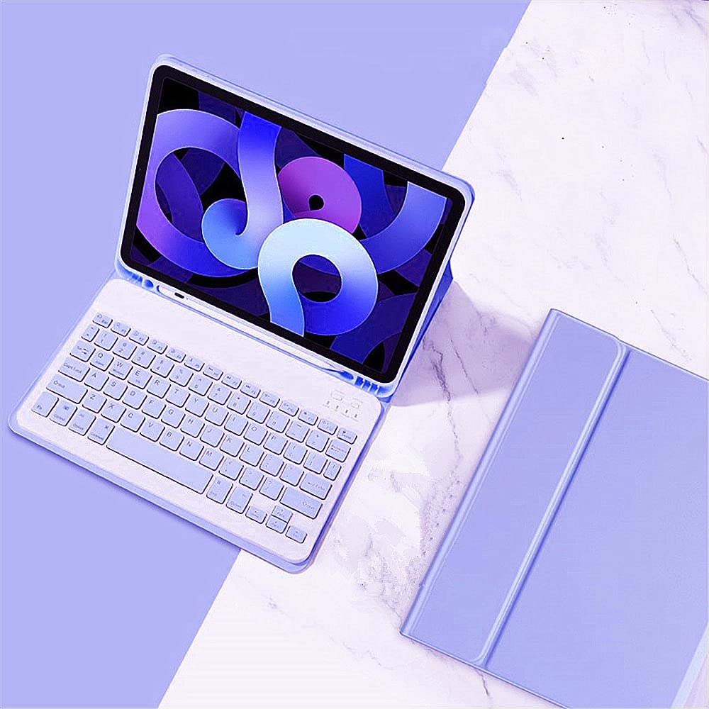 【美品】iPad Air5 パープル　64GB ケースキーボード、ペンケース付き 美品】iPad Air5 パープル 64GB ケースキーボード、ペンケース