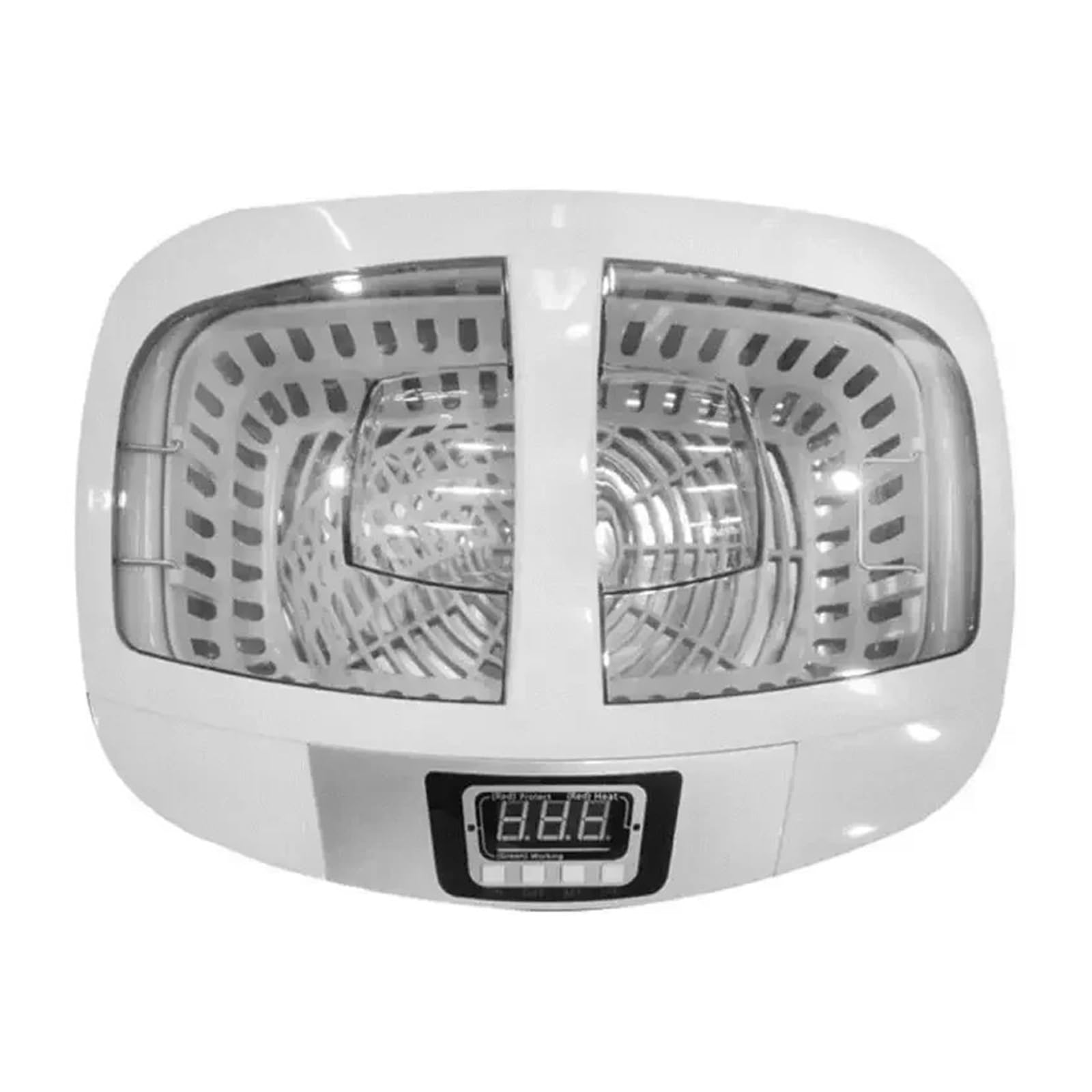 Limpiador ultrasónico Digital de 2,5 l, 60 W y 40 kHz for cestas, Joyas, Relojes, calefacción, silenciador, Limpiador ultrasónico de Verduras for baño.
