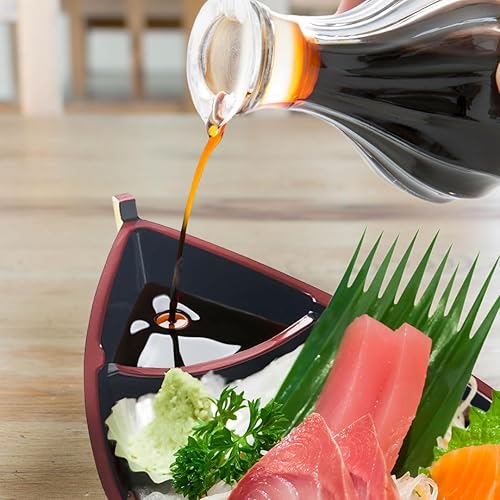 Miniatura 3 de TIKUSAN Sashimi - Plato para sushi de 13 pulgadas, fabricado en Japón