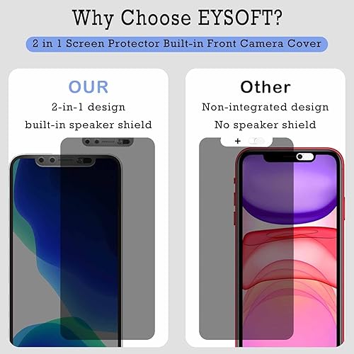 Miniatura 4 de Protector de pantalla de privacidad con cubierta frontal para cámara deslizante compatible con el teléfono 12 Pro Max, protección de pantalla de