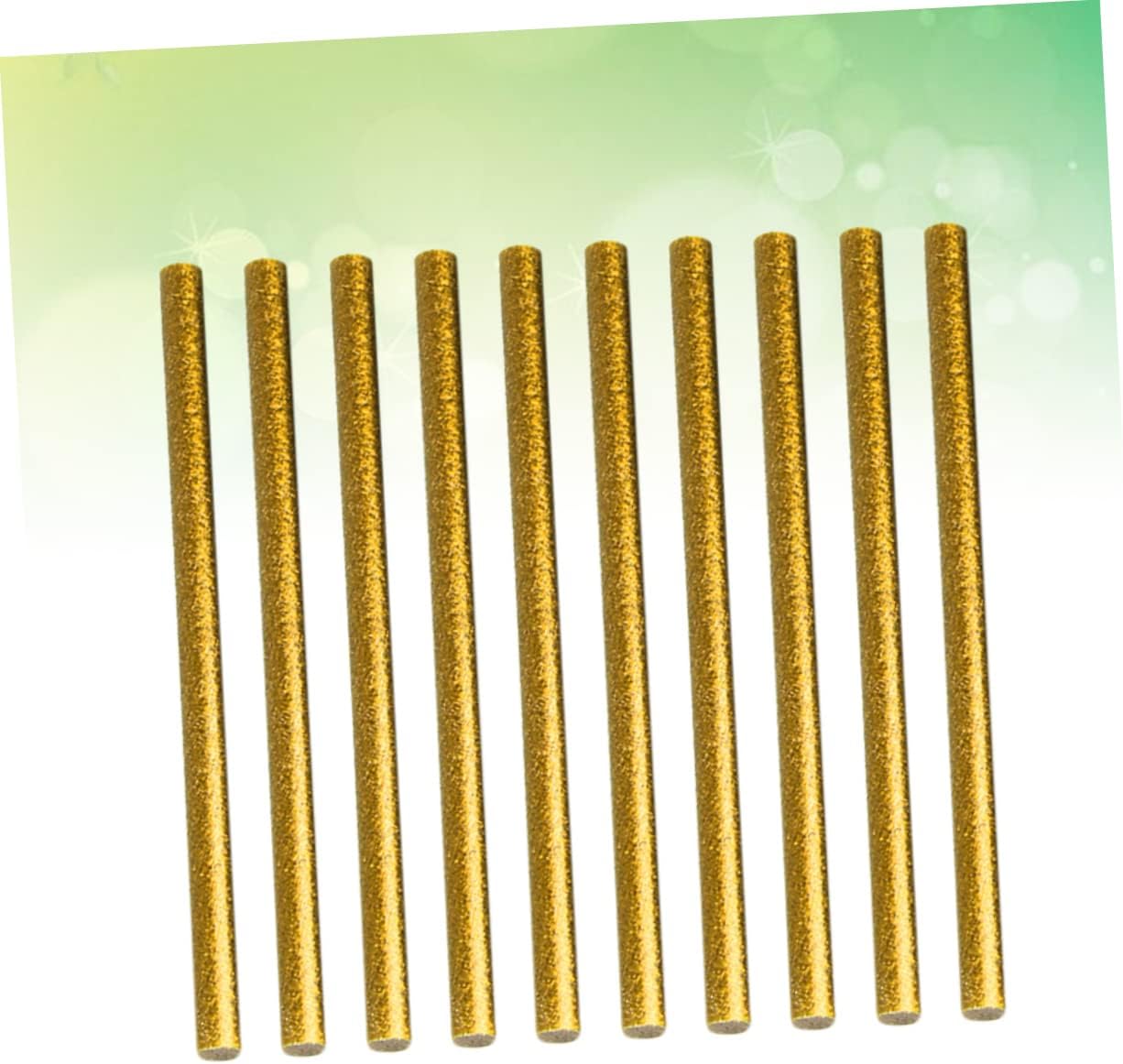 DOITOOL 100pcs Colorful Glitter Hot Melt Glue Sticks High Adhesion for Arts Crafts Projects Compatible Hot Glue Guns