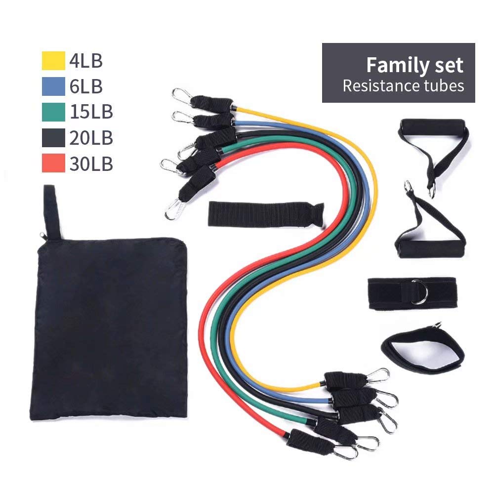 AlfaBridal Resistance Bands, Workout Bands,Door Anchor for Resistance Training,Exercise Bands with Door Anchor,Ankle Straps for Resistance Training,Physical Therapy,Resistance Bands Set