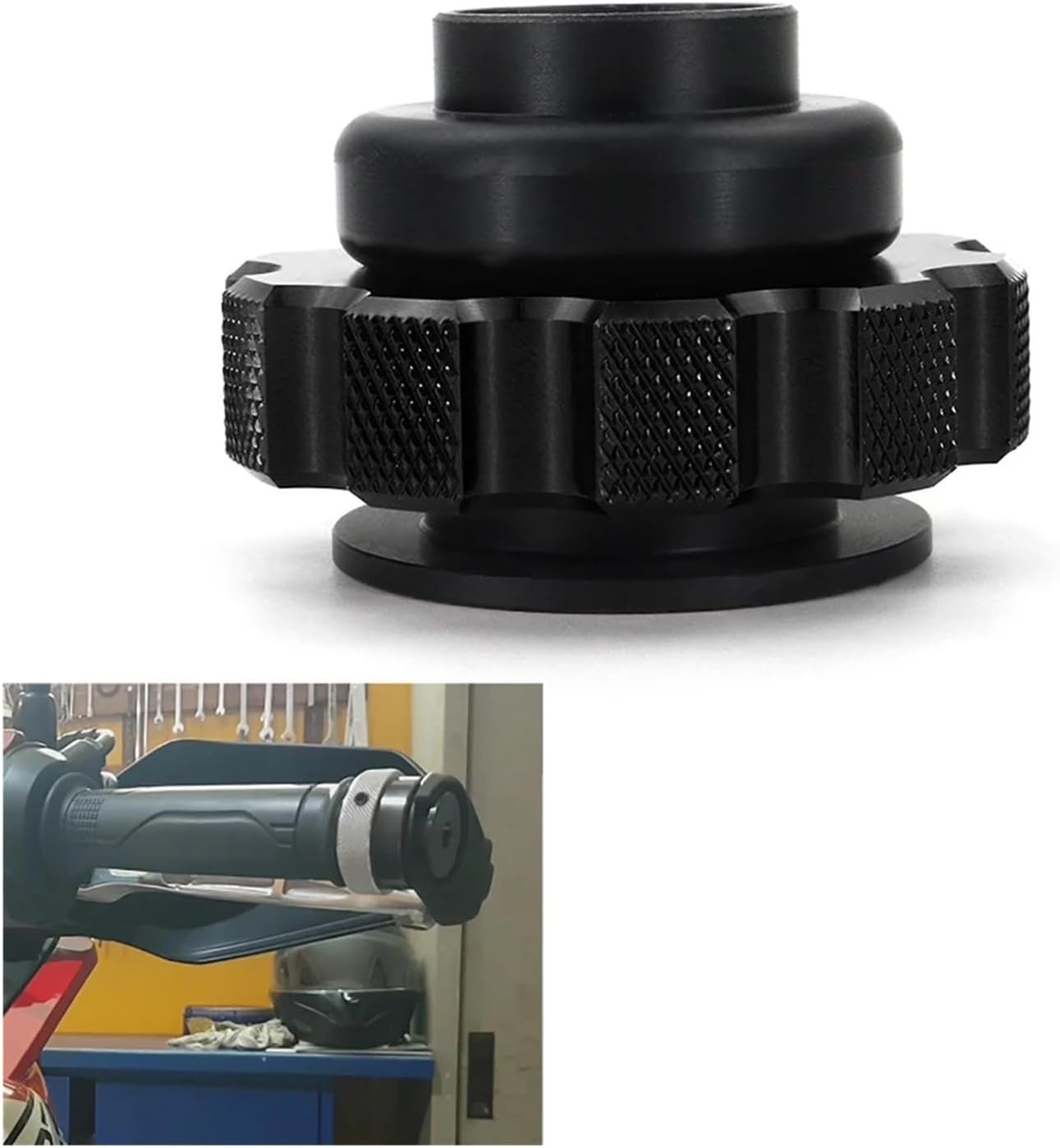 Motor Throttle Lock Cruise Control Throttle Clamp Assist End Bar Fit for Honda Africa Twin CRF1100L X-AD VFR1200XD VFR1200 DCT(Red)