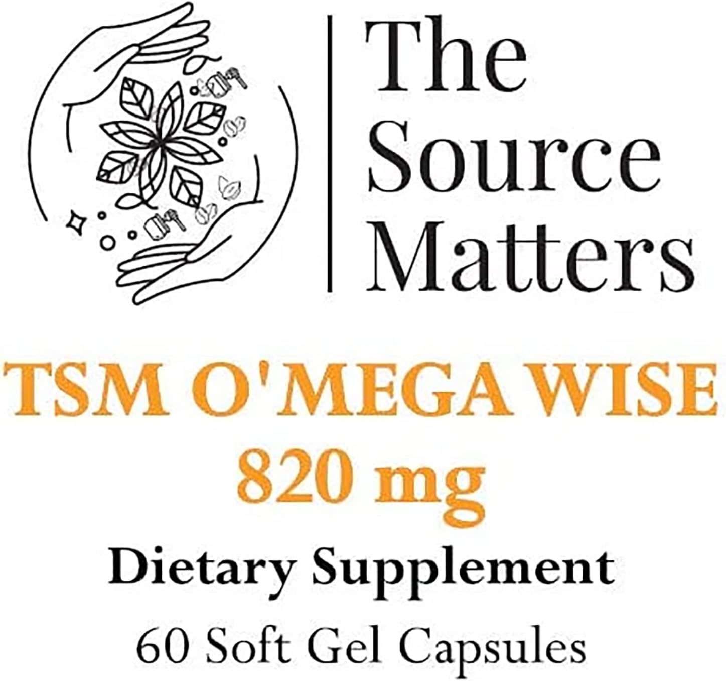O'MEGA Wise - 820mg High-Concentration Omega-3 Fish Oil with EPA, DHA, DPA for Cardiovascular, Brain, Joint, and Eye Health (60 Softgel Capsules) - Image 5