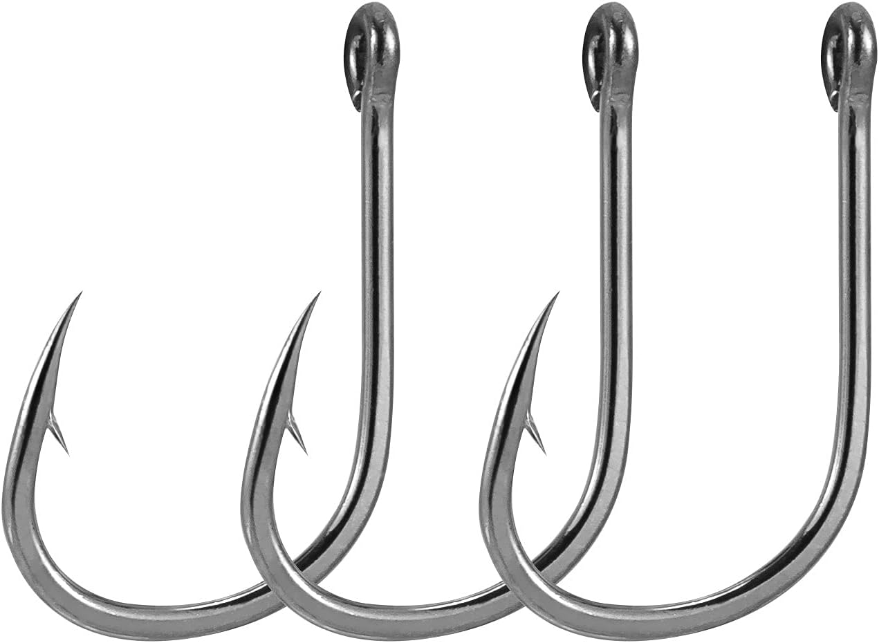 Dr.Fish Set 100pcs Carp/Coarse Fishing Hooks Eye Hooks Barded Super