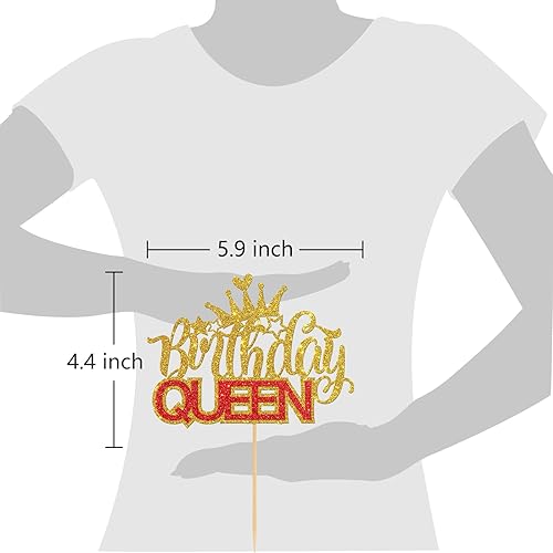 Miniatura 3 de Decoración de pastel de reina de cumpleaños, abeja reina, chica caliente para mujer, suministros de decoración de fiesta de cumpleaños