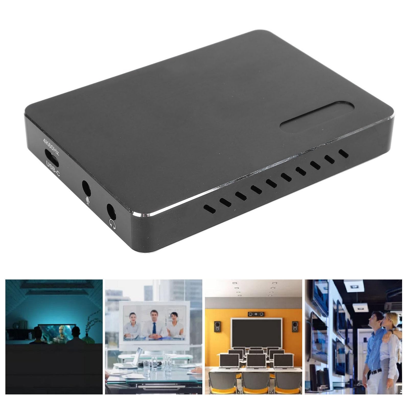 VBESTLIFE Carte de Capture Vidéo 4K 60 Hz, Interface D'affichage HD 4K 60 Hz vers Carte D'enregistrement Vidéo USB C 3.2 Carte de Capture Vidéo pour pour OS X, pour OBS, pour VLC et