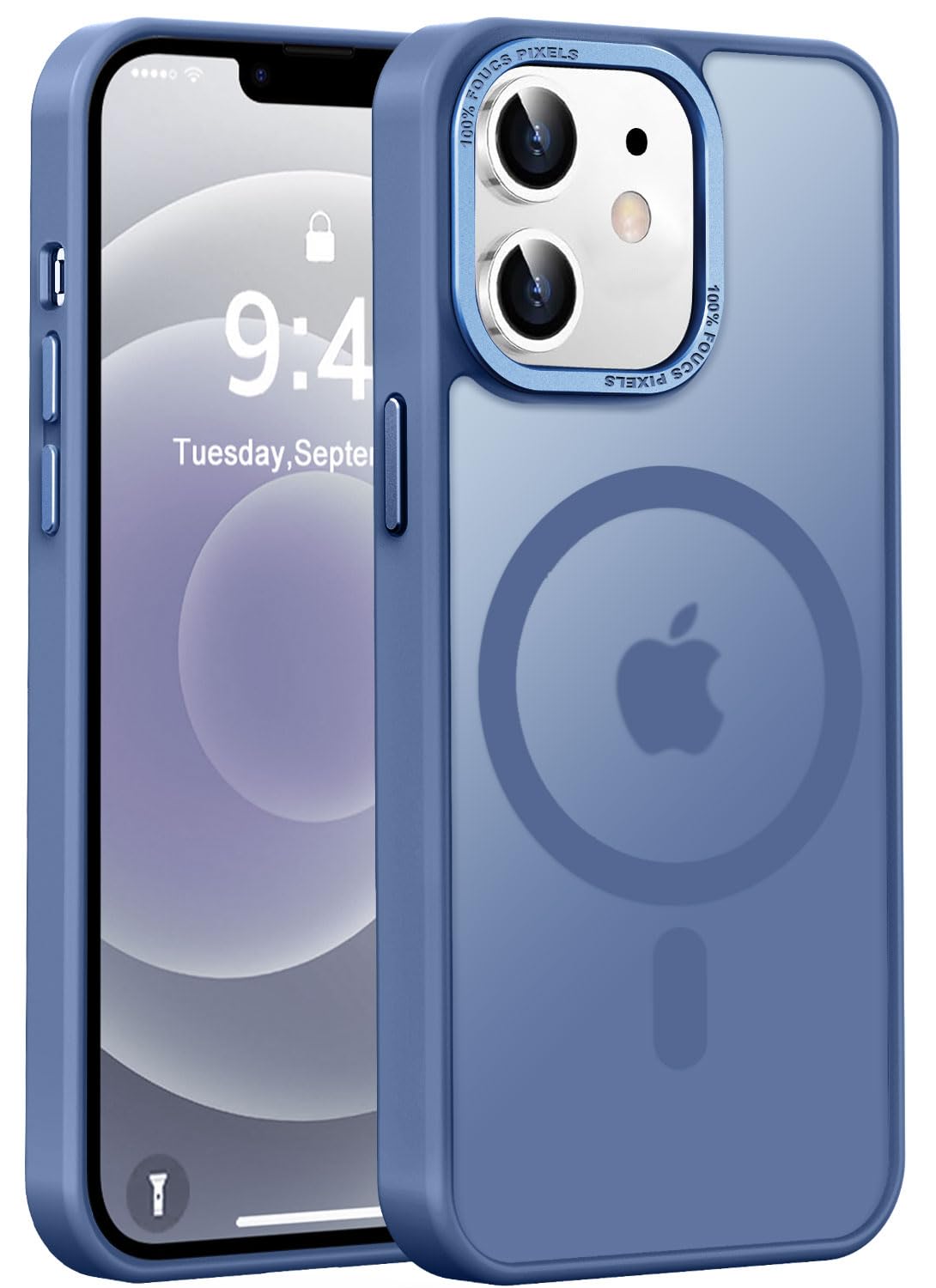Newfuture Strong Magnetic Compatible with iPhone 17 Pro Case [13 FT Military Drop Protection] [Compatible with Magsafe] Slim Translucent Matte Shockproof with Anti-Fingerprint Phone Case, Tender Pink — view 169
