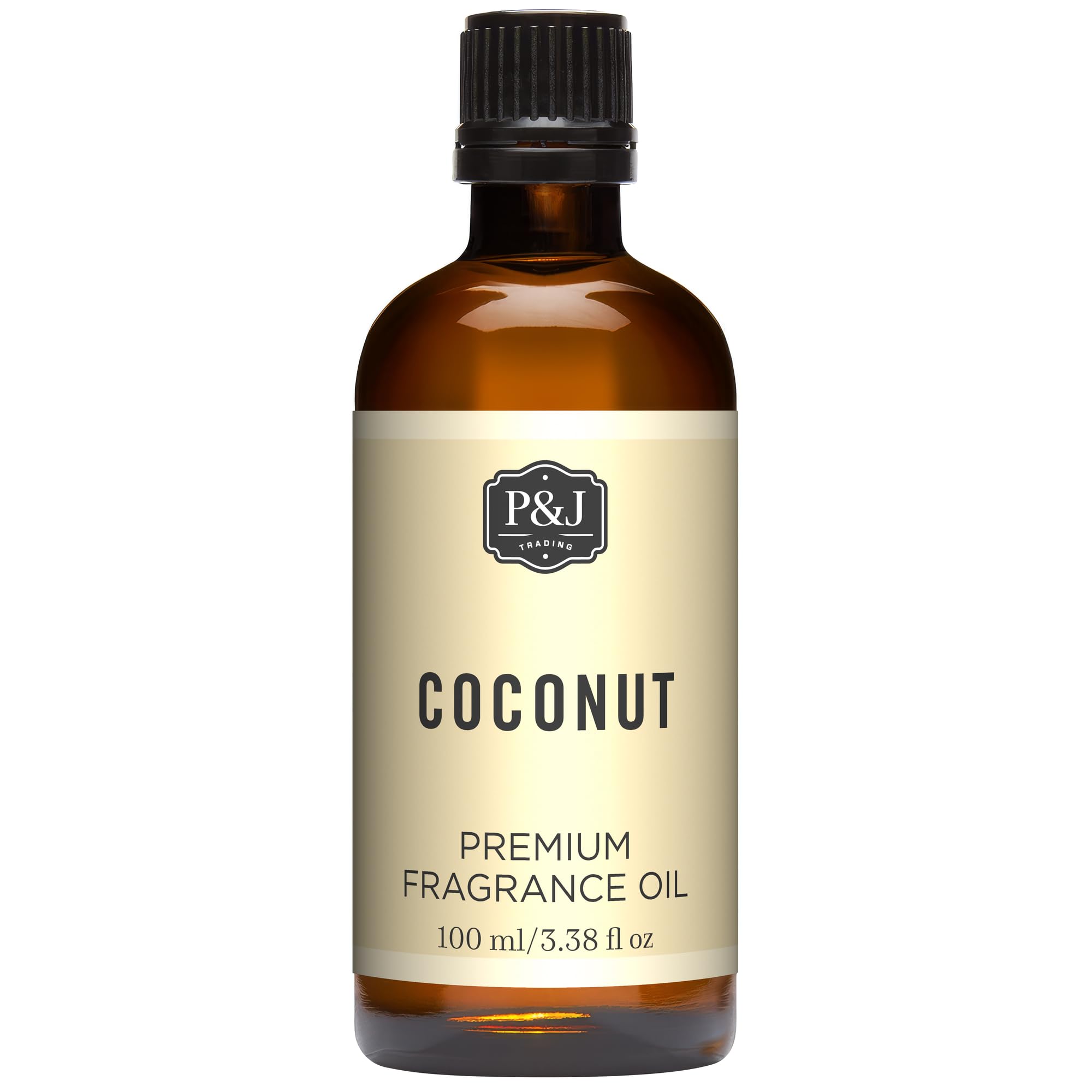 P&amp;J Trading Fragrance Oil | Coconut Oil 100ml - Candle Scents for Candle Making, Freshie Scents, Soap Making Supplies, Diffuser Oil Scents