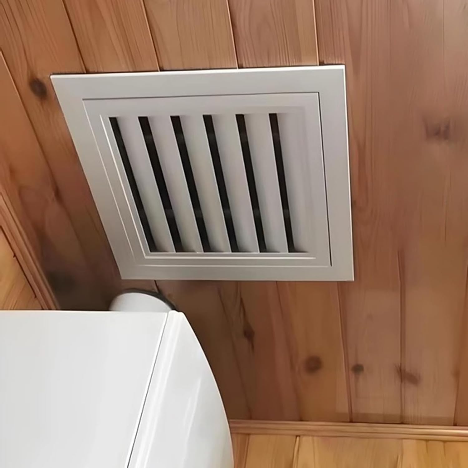 Vented Access Panel with Removable Aluminum Door, Decorative Wall Cover for Air Return Grille in Garage, Basement, Attic - 500x650mm (20x26in)