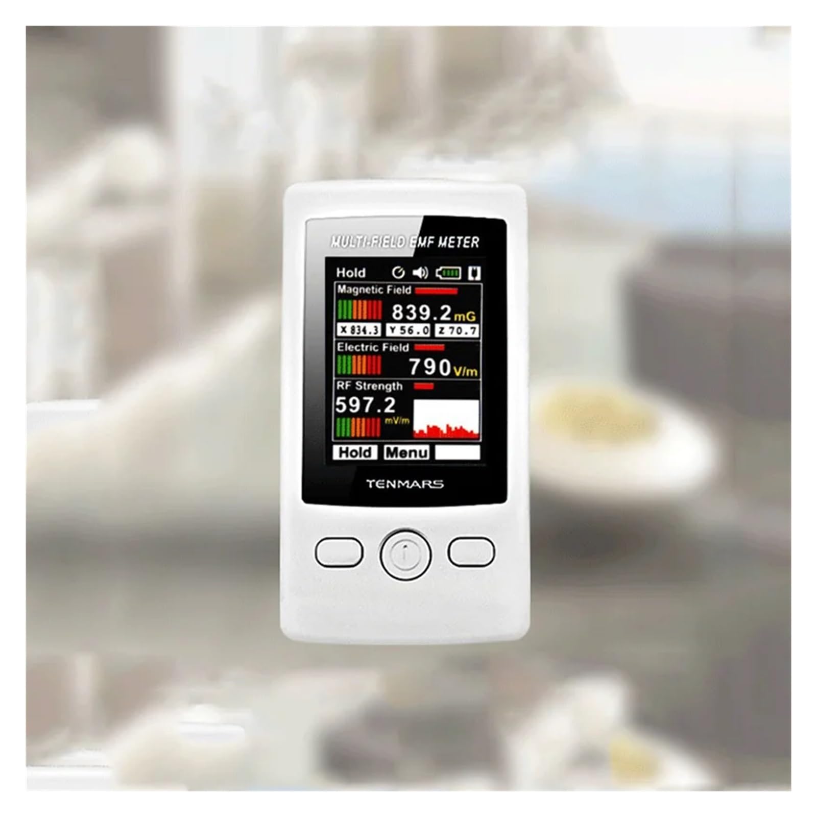 3-axis Magnetic Electric Field Strenght Digital Electromagnetic Radiation Detector TM-190 Multi-Field EMF Meter TM190