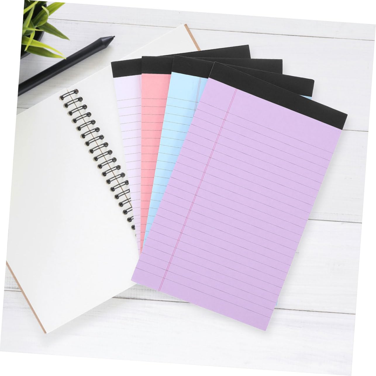 SOIMISS Bloc Notes Ligné Portable à Détachables pour Bureau École et Maison Pad Mémo Légal