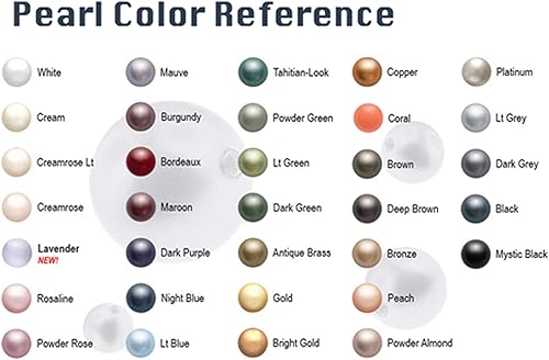 Miniatura 9 de Collares de perlas cultivadas de agua dulce rosadas de 16 a 22 pulgadas para mujer, calidad AA, collar rosa de 0.197-0.394 in, cierre de plata