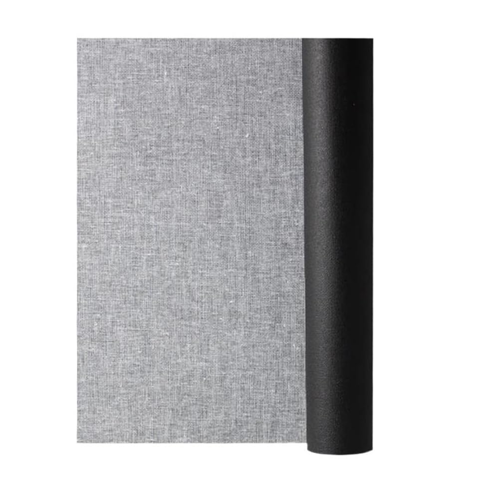 Rotolo di Tela for Pittura a Olio in Misto Cotone e Lino con Fondo Nero, 350 g/m², 500 cm, Larghezza 28-180 cm(88cm)