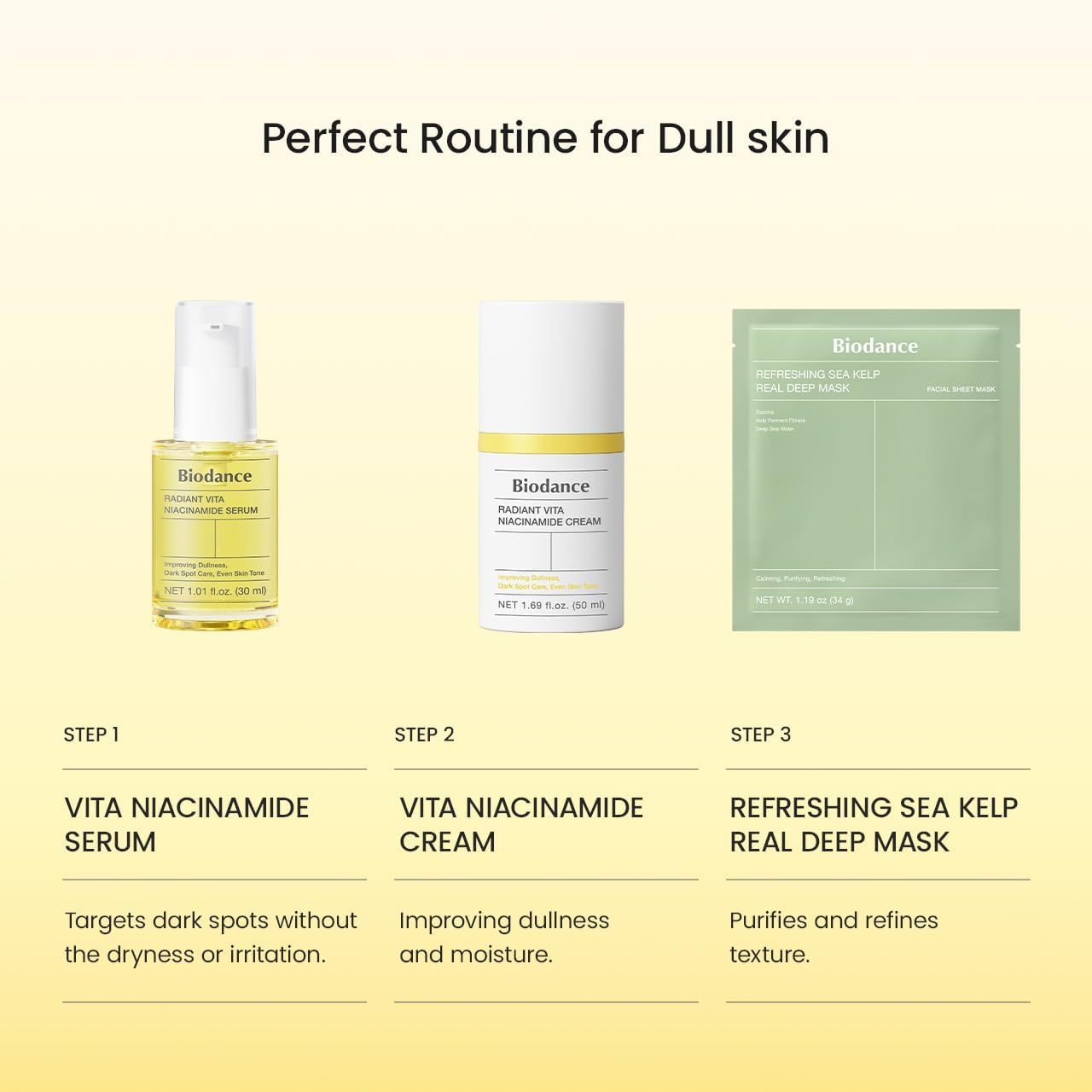 BIODANCE Radiant Vita Niacinamide Cream, Brightening, Dark Spot Correcting Facial Moisturizer, Korean Skin Care, Valentines Day Gifts for Her | 1.69 fl.oz, 50ml - Image 9