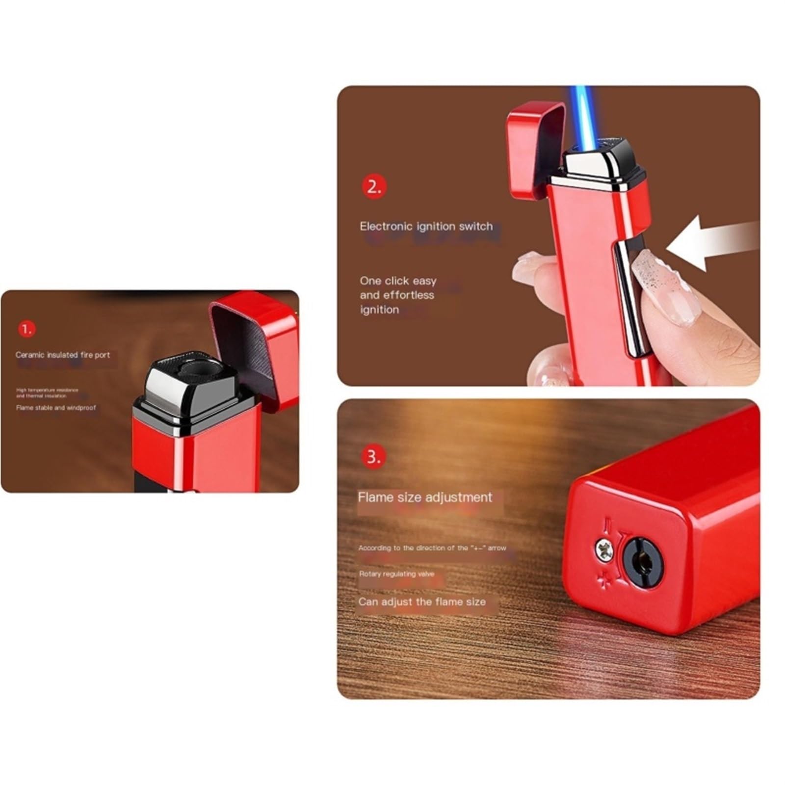 Amazon.com: YAINWFVD Lighter, Jet Torch Lighter, Windproof Butane Amazon.com: YAINWFVD Lighter, Jet Torch Lighter, Windproof Butane