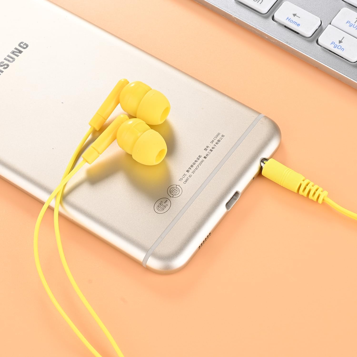 50 Pack Earbud Bulk Kids Headphone for Classroom School, Wholesale Class Room Students Wired Earphones with 3.5 mm Jack for Computers Chromebook Laptop PC (Mixed Colors)
