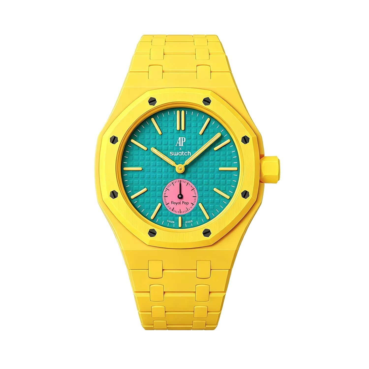 TingYR Correa Compatible con Swatch Royal Pop, Correa de reloj de cerámica con Carcasa de Cerámica, Brazalete Cómodo e Impermeable.