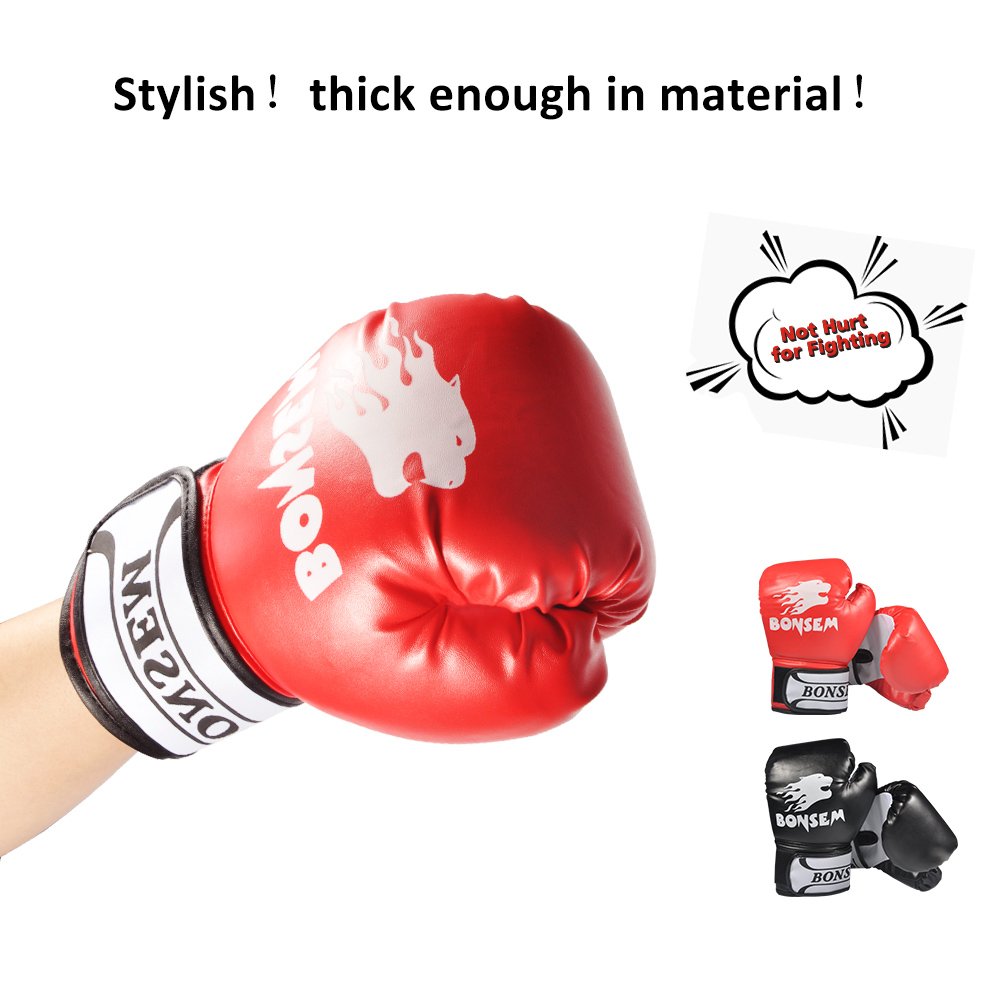 Yunhany Direct Full Finger Boxing Gloves, Punching Mitts Training Gloves, Kickboxing Gloves Punching Bag Gloves, Fight Gloves Men & Women