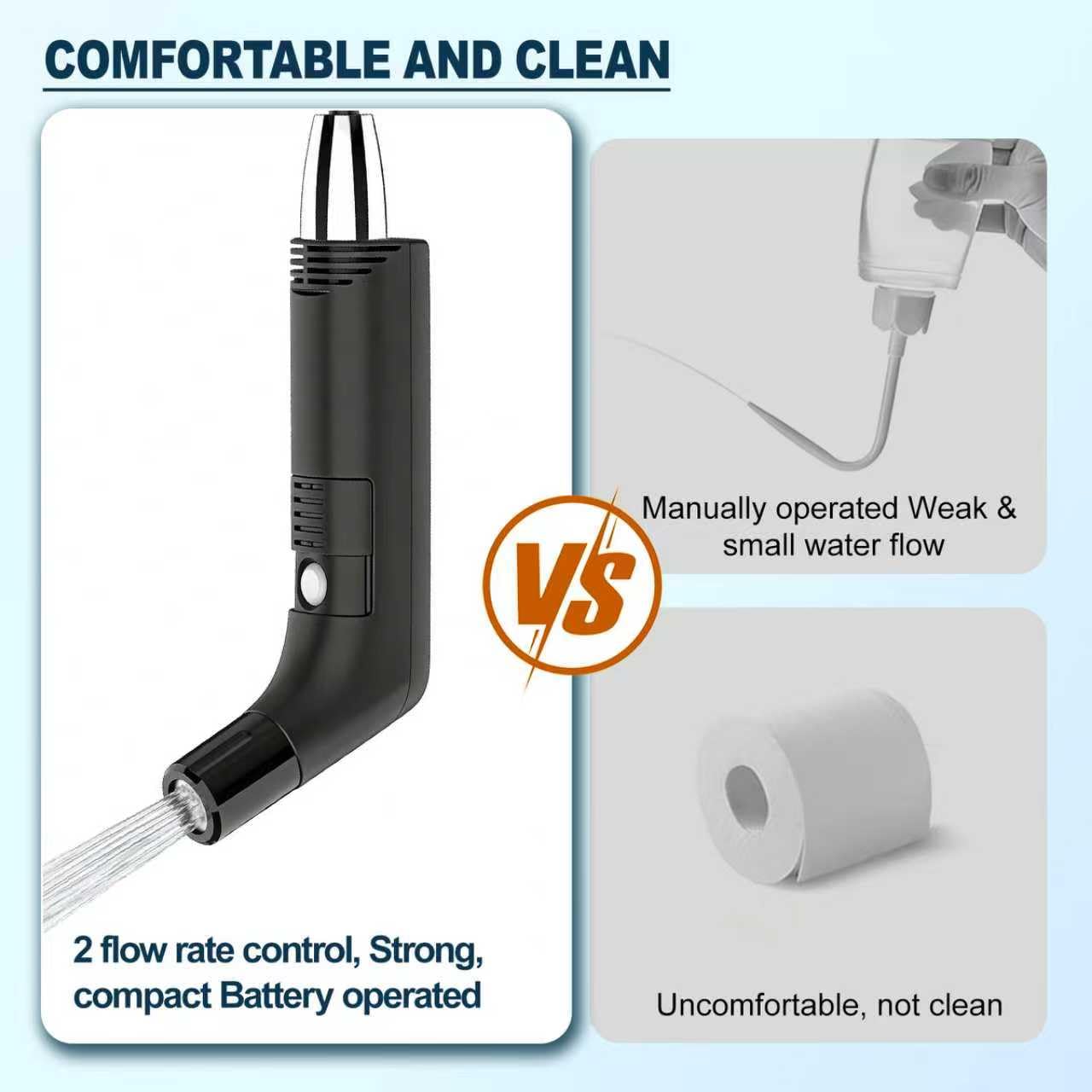 Portable Electric Bidet Sprayer - Travel Hygiene -9