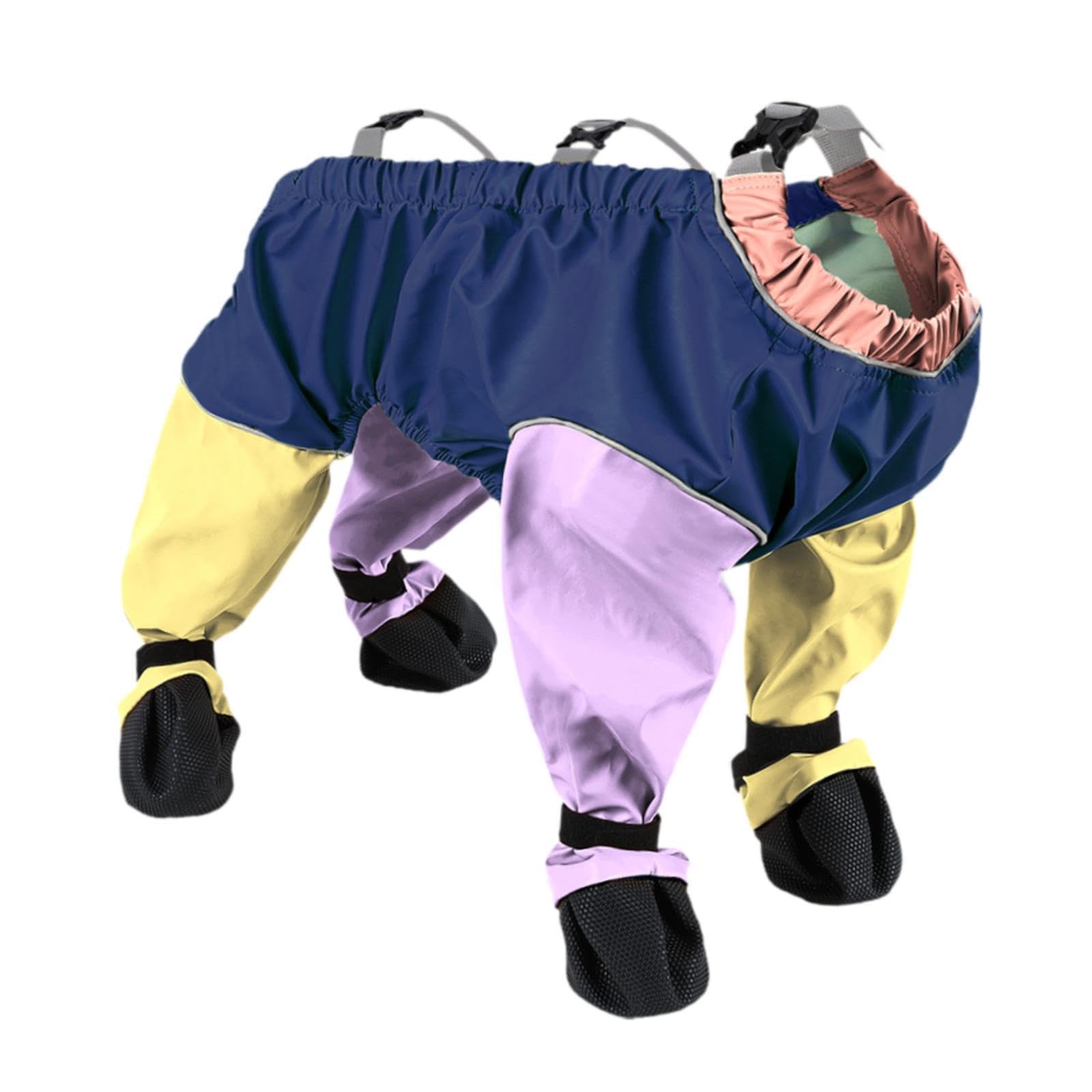 Imperméable pour chien avec capuche multicolore taille M pour l'extérieur