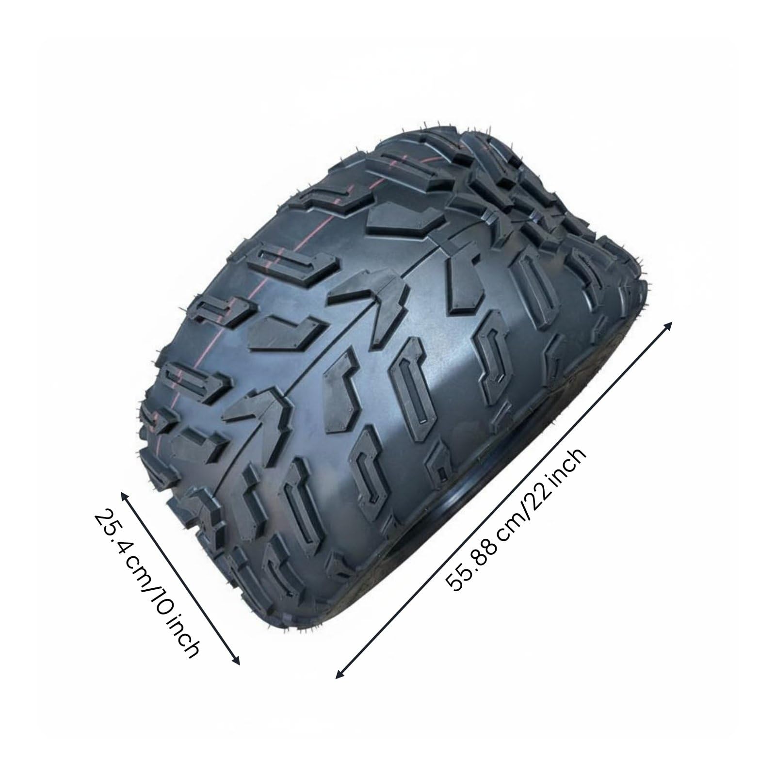 Pneumatico Fuoristrada Ruota Veicolo Motore Carrello Battistrada Agganciatura Ottimizzata Controllo Migliorato Sostegno Terreno Irregolare Adatto a, 22x10-10