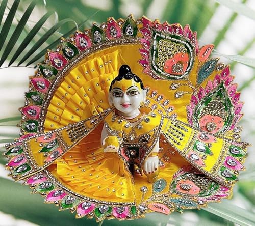 Partish Laddu Gopal Dress with Patka and Choli l Ladoo Gopal Dres...