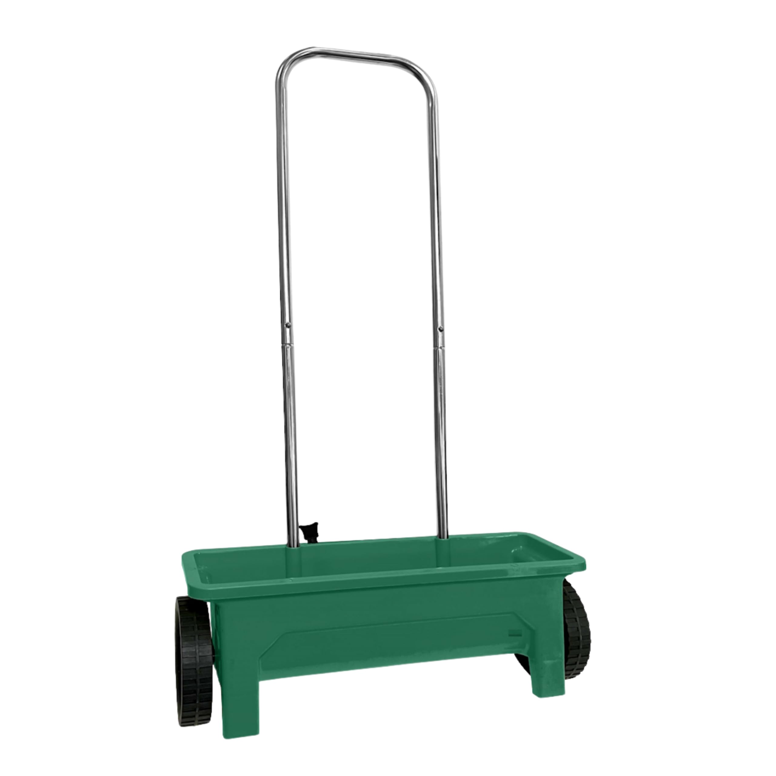 Carro sembrador 12 litros Cabezal de esparcimiento de 50cm. Ideal para abonar, sembrar y fertilizar. Regulador de cantidad