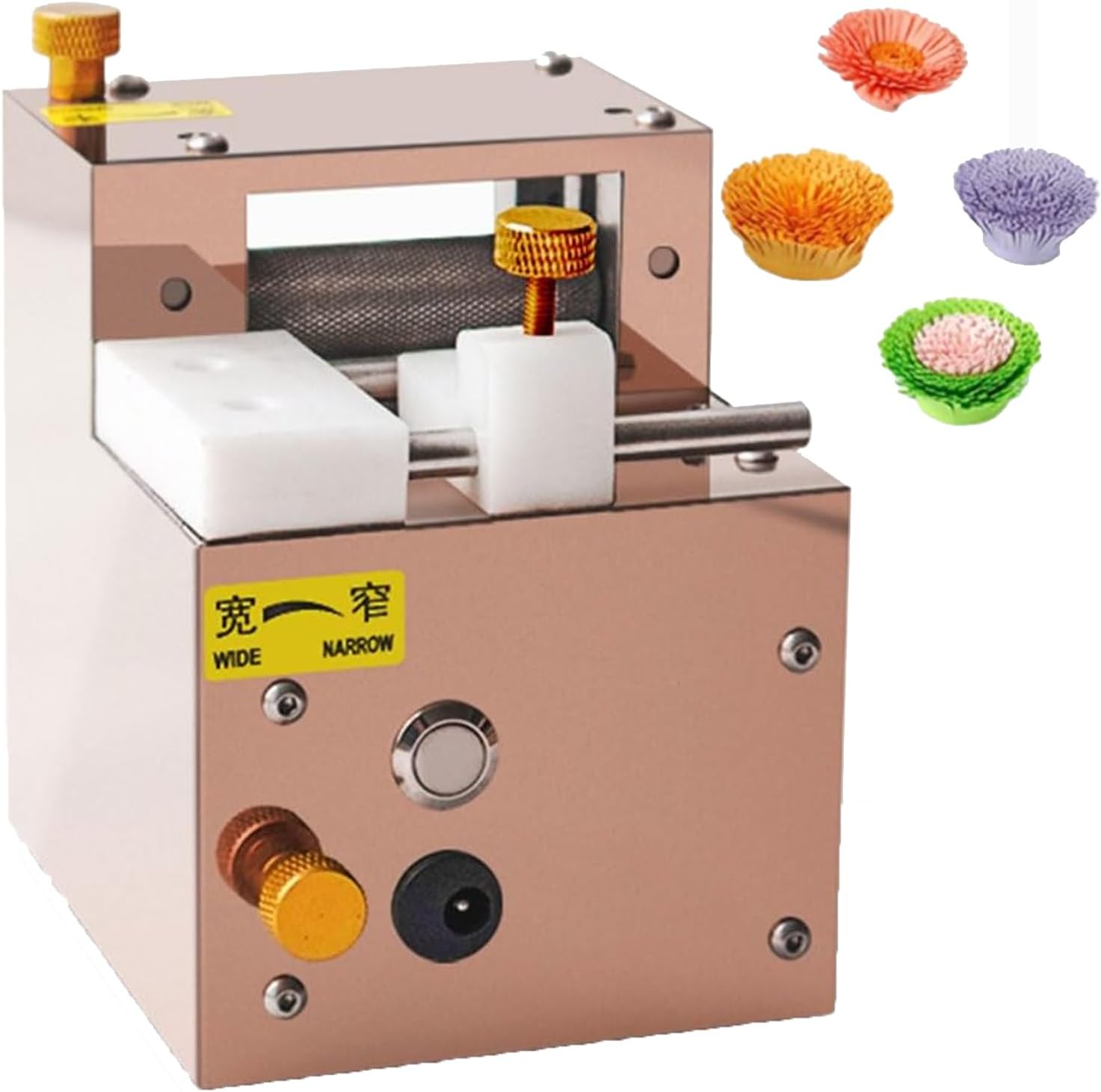 DIY Electric Paper Quilling Machine, Fringer Cutting Machine, Adjustable Tassel Depth and Width, 350r/m Speed, 5mm-22mm Range, Paper Art Tassel Rolling Tool, Paper Cutter Tool