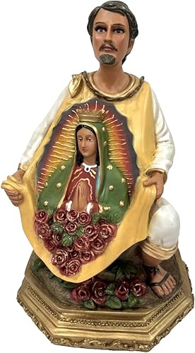 miSantuario San Juan Diego Incado 14" San Juan Diego con Virgen De Guadalupe, Nuevo