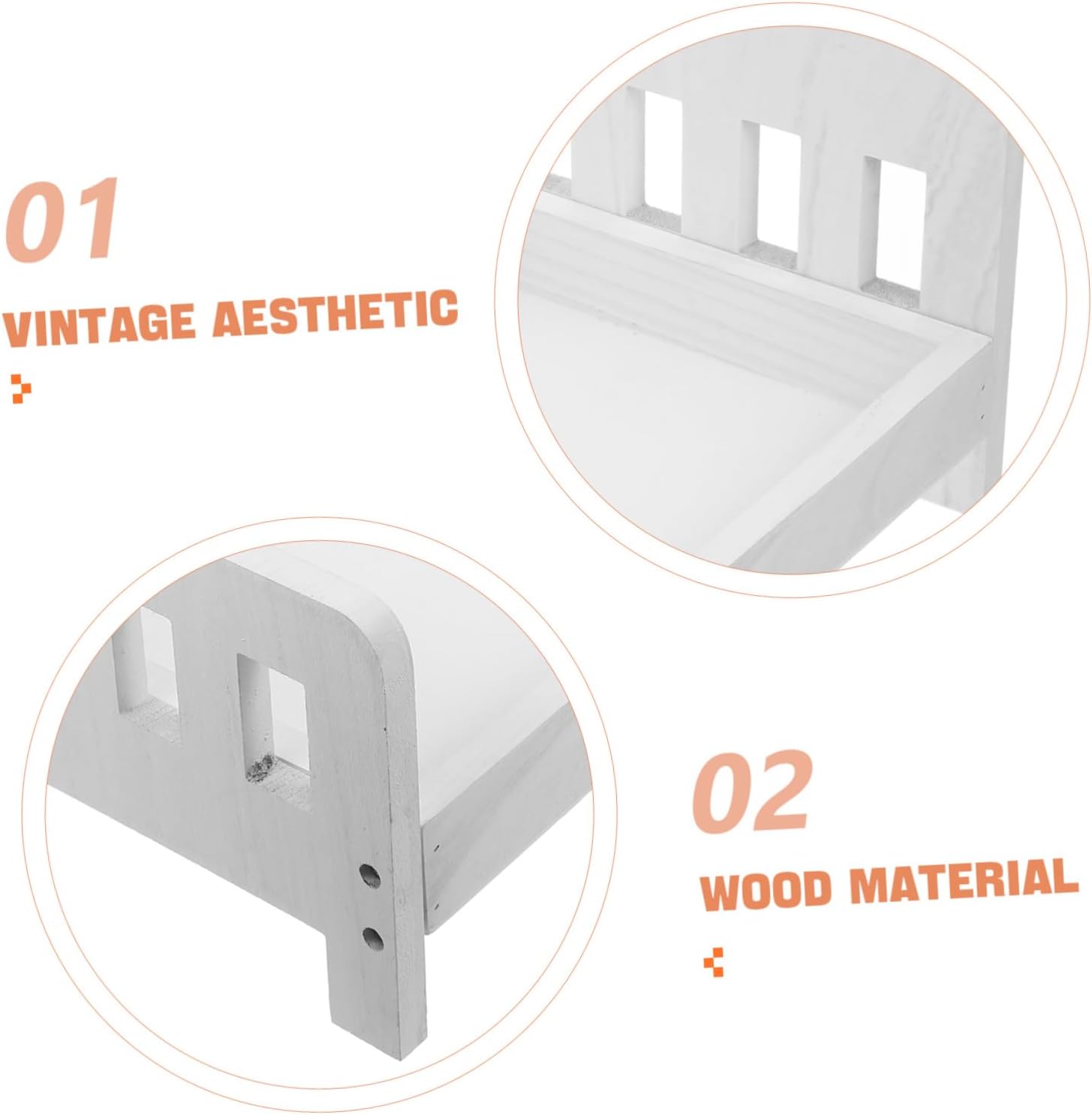 Newborn Photography Props Rustic Mini Doll Bed Creative Display for Photoshoots Design for Photo Props for Newborn and Birthday Sessions